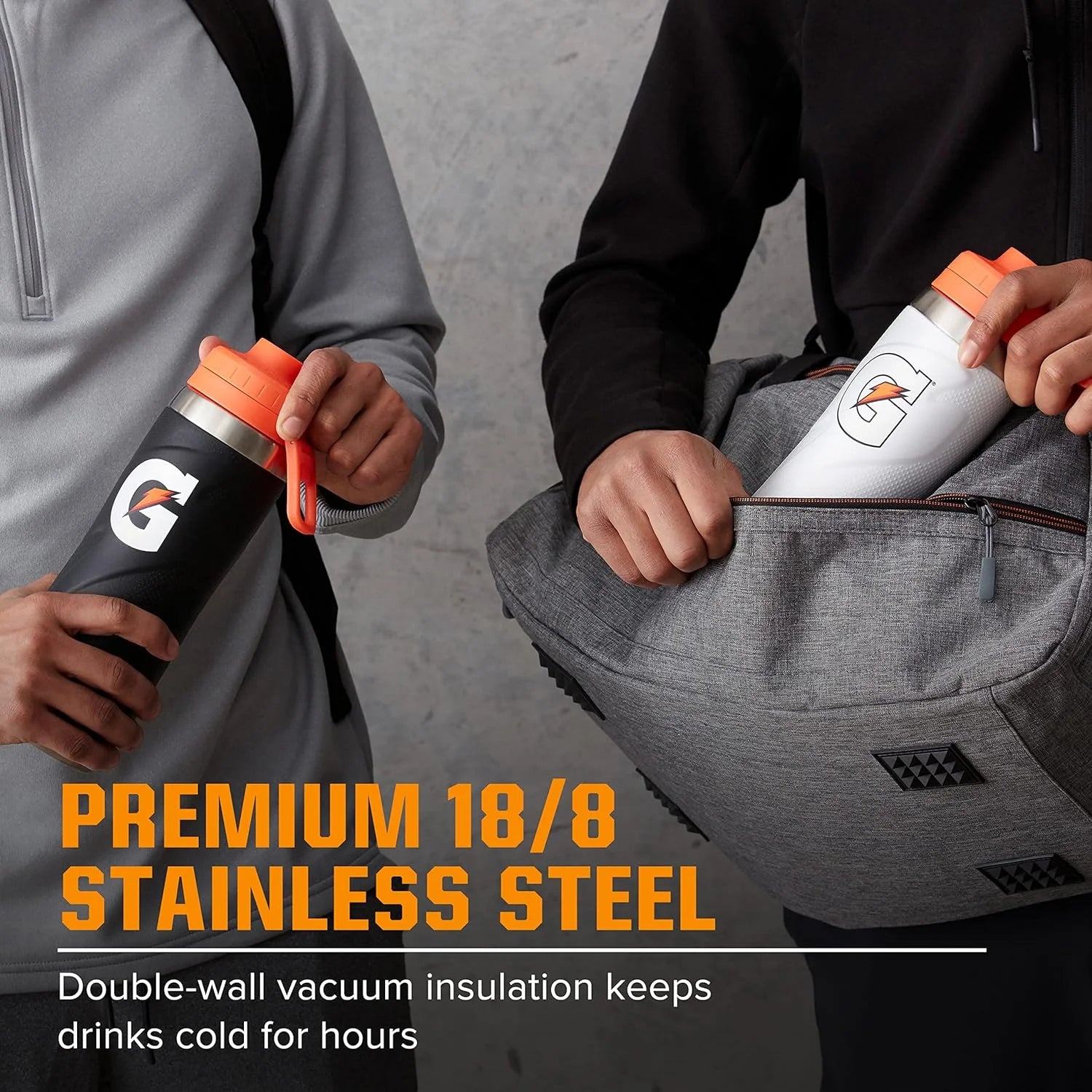 Stainless Steel Sport Bottle, 26Oz, Double-Wall Insulation