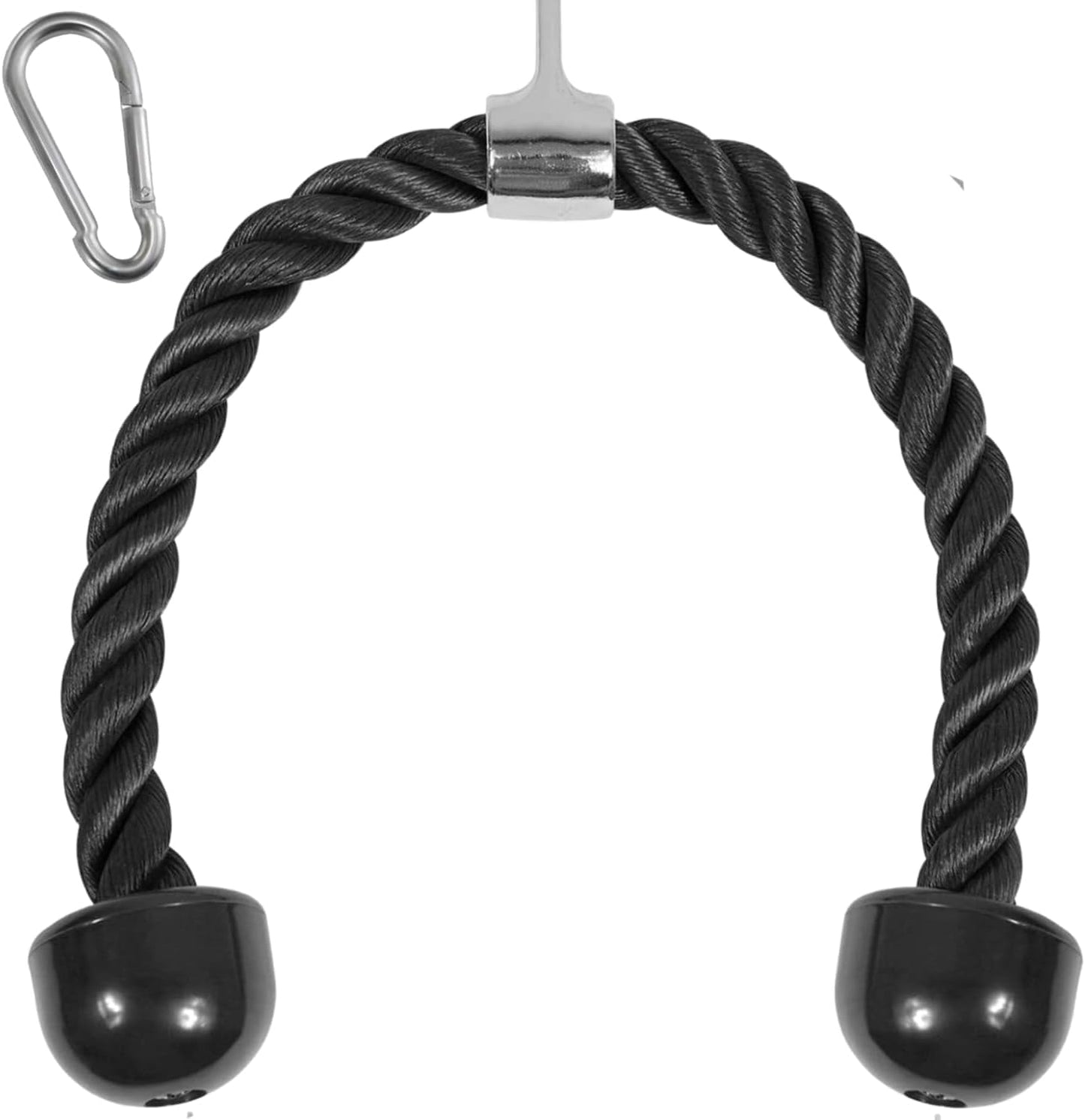 Deluxe Tricep Rope Cable Attachment, 27 & 36 inch with 4 Colors